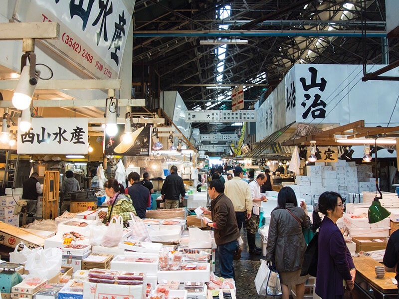 Giờ giấc hoạt động của chợ cá Toyosu