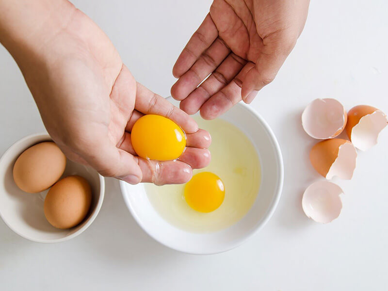 Lòng trắng trứng có nhiều vitamin D