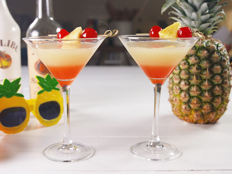 Pha cocktail từ rượu gin được martini