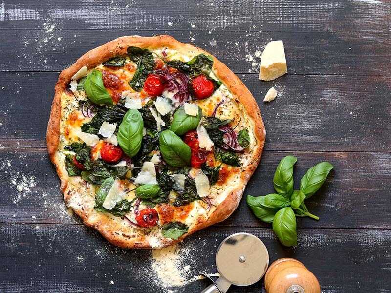 Pizza bina pizza rau chân vịt tốt cho sức khỏe Tomimarkets