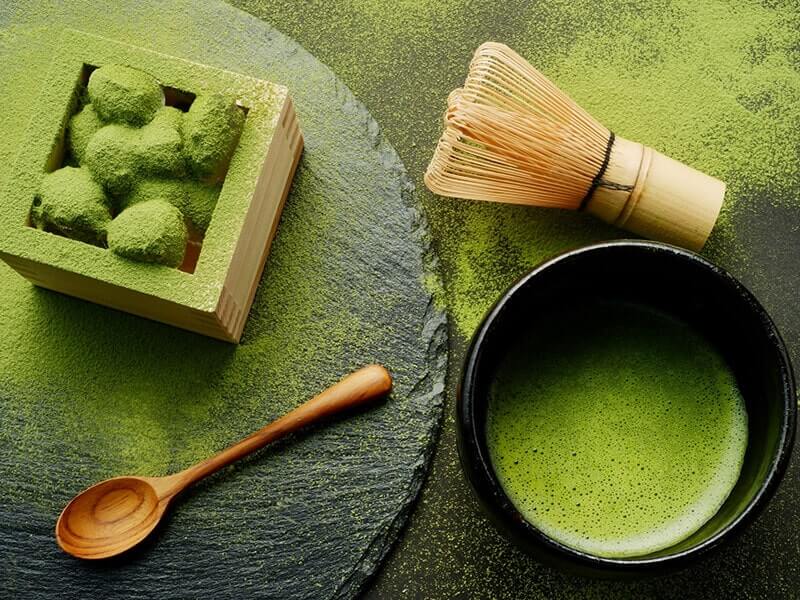 Matcha trà xanh trong ẩm thực Nhật Bản