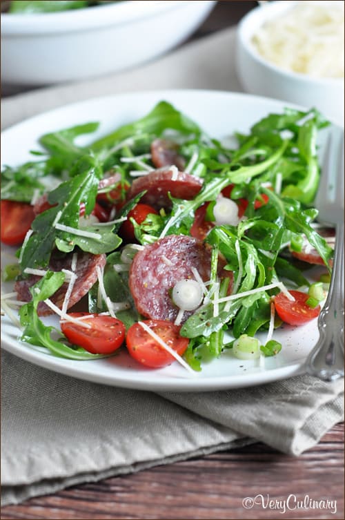 Công thức Salad Salami đơn giản