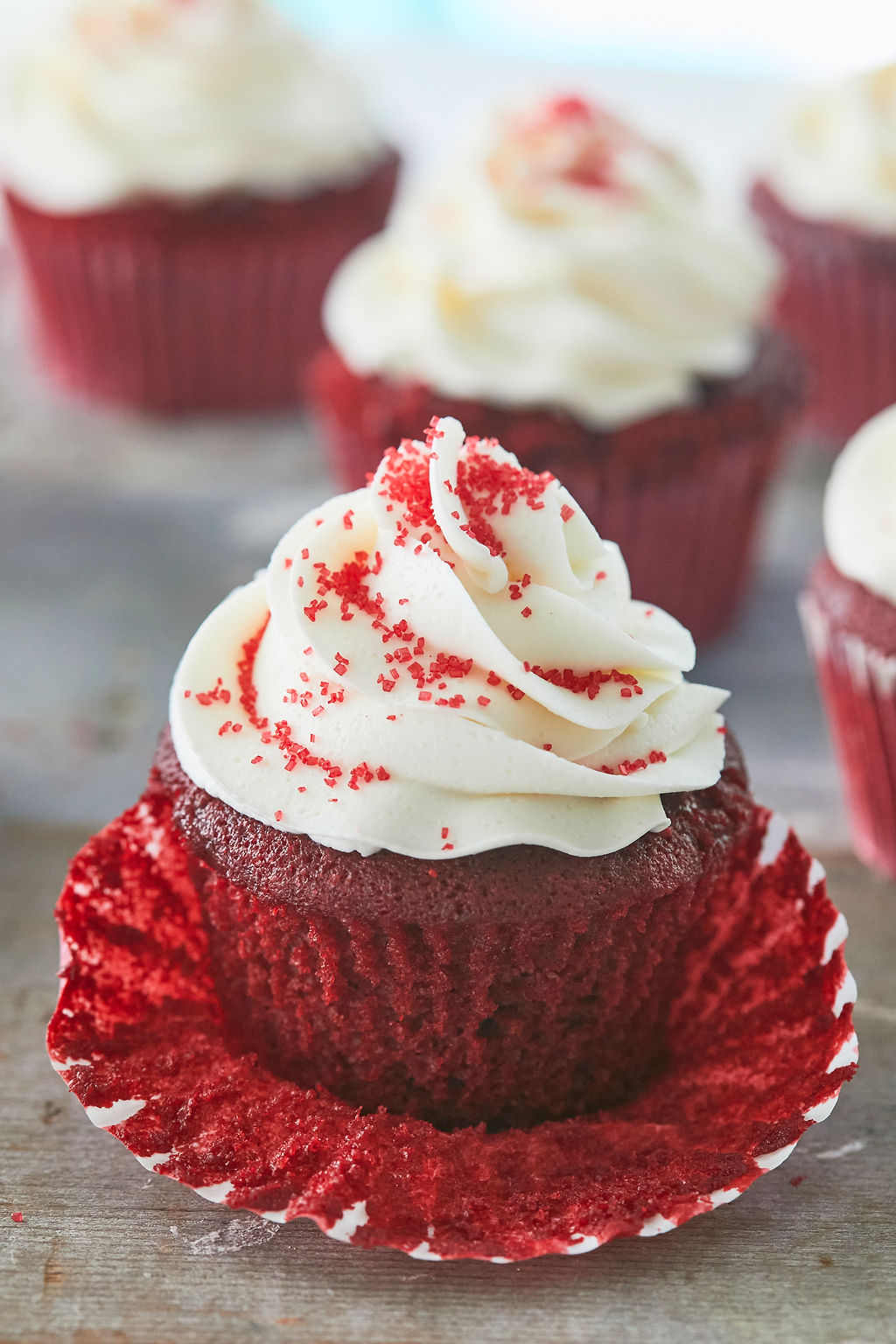 Nguyên liệu làm bánh cupcake red velvet