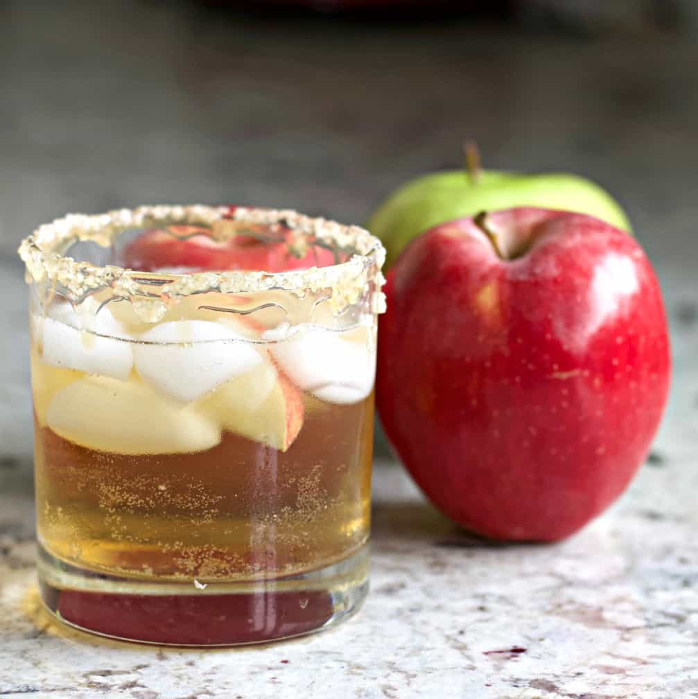 cách làm cocktail punch táo caramel mặn