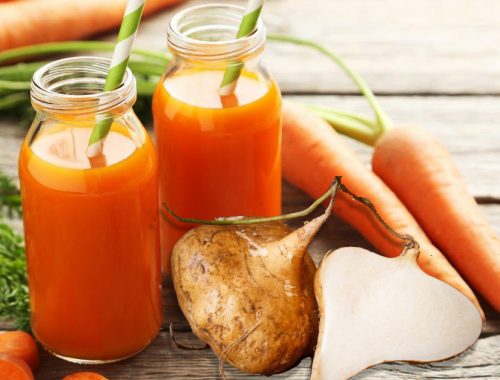 Sinh tố củ đậu cà rốt
